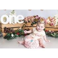 Cake Smash Photoshoot & Five Prints Of One Image - Nottingham