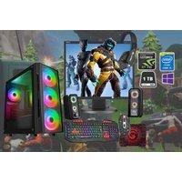 8 In 1 Intel Core I5 I7 Gaming Pc Bundle - Red