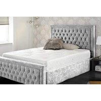 Bliss Crush Velvet Frame Bed - 3 Colours & 5 Sizes!