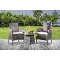 Two Seater Value Patio Set - Grey