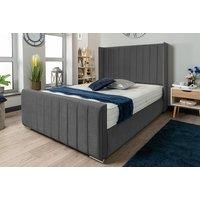 Steel Wing Panel Ottoman Bed With Storage Option