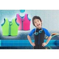 Kids Buoyant Swimming Vest - 2 Colours & 5 Sizes! - Green