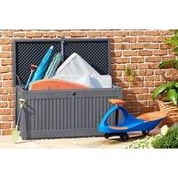 270L Lockable Garden Storage With A Sit-On Lid In 2 Options