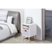 Homcom Scandinavian Bedside Table