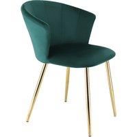 Ella Velvet Dining Chair In 5 Colours - Grey