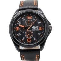 Crs62 Crosshatch Watch In Orange, Blue Or Grey Dial Colours