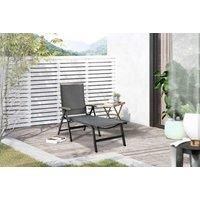 Outsunny Sun Lounger W/ Aluminium Frame