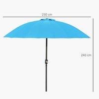 Outsunny Adjustable Patio Umbrella With Tilt & Vent
