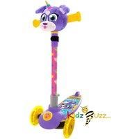 3-Wheeled Plush Head Scooter For Kids - 2 Designs
