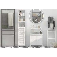 Homcom Bathroom Storage Cabinet - White