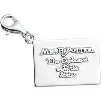 Harry Potter Hogwarts Letter Clip On Charm - Silver