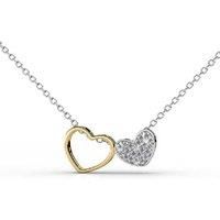 Two Heart Or Magic Heart Set - Silver