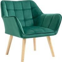 Homcom Upholstered Armchair In 4 Colours - Blue