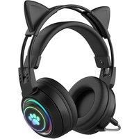 Rgb Lights Bluetooth Wireless Gaming Headphones - 4 Colours! - Pink