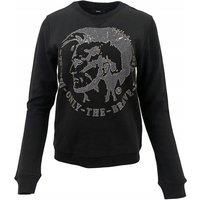 Women'S Diesel F Radi T Felpa Sweatshirt - Black