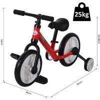 Homcom Pp Toddlers Removable Stabiliser - Red