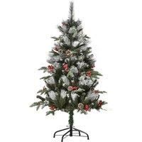 4Ft Artificial Snow Dipped Christmas Tree - Green