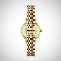 Emporio Armani Ar1907 Ladies Gold Watch - Silver
