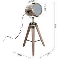 Homcom Vintage Tripod Table Desk Lamp