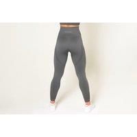 Seamless Scrunch Bum Leggings And Sports Bra In 3 Sizes And 3 Colours - Grey