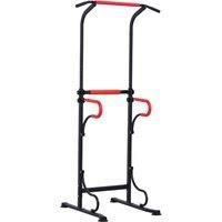 Steel Multi-Use Exercise Power Tower Pull Up Station - 2 Colours - Black