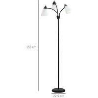 Homcom Arc Tree Floor Lamp - Black