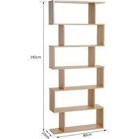 Homcom Wooden S Shape Storage Display