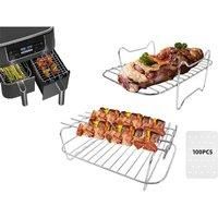 Stainless Steel Air Fryer Grill Rack Kit