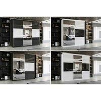 Gloss Sliding Wardrobe 120/150/200/250Cm
