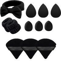 14 Pc Makeup Tools Set In 3 Colours - Black