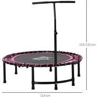 Homcom Pink Mini Trampoline Rebounder