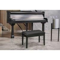 Homcom Piano Bench, Pu Leather, Black