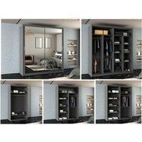 Sliding Door Wardrobe 90/120/150/180/203 - Grey