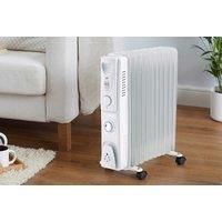 Electric Oil Filled Radiator - White Or Black