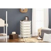 Homcom 6-Drawer Organiser, White