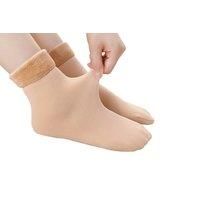 4 Pack Thermal Fleece Lined Socks - Black