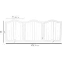 Pawhut Dog Gate, Foldable, Stepover