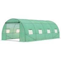 Outsunny Walk-In Polytunnel Greenhouse
