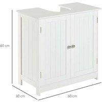 Homcom Sink Bathroom Storage Cabinet - White