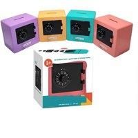 Children'S Coin Saving Piggy Bank - 4 Colours - Purple