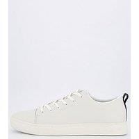 PS Paul Smith Mens Shoe Lee White Tape Sneaker, 6 UK