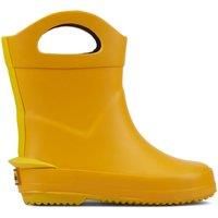 Clarks Tarri Dash Toddler Synthetic Wellies in Yellow Wide Fit Size 5