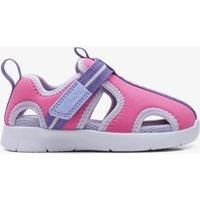 Clarks Boy/'s Girl/'s Ath Water T. Sneaker, Pink Synthetic, 4 UK Child