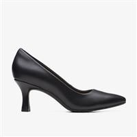 Clarks Women/'s Kataleyna Gem Pump, Black Black Leather, 3 UK
