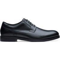 Clarks Craftdean Lace Leather Shoes in Black Standard Fit Size 6