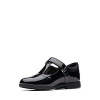 Clarks Magic Step Lo Older Patent Shoes in Black Patent Narrow Fit Size 2½