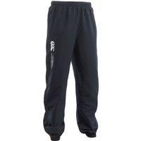 Mens Open Hem Tracksuit Bottoms (navy/white)