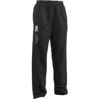Mens Open Hem Tracksuit Bottoms (black/white)