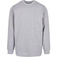 Build Your Brand  Basic  men's Sweatshirt in Grey