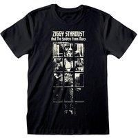 David Bowie Men's Ziggy Stardust T-Shirt in Black | Size: Medium